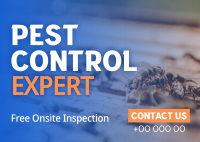 Pest Control Specialist Postcard