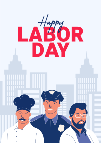 Happy Labor Day Flyer