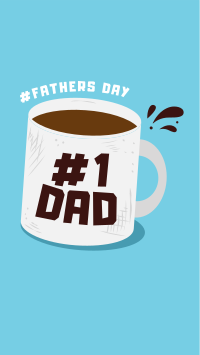 Father's Day Coffee Facebook Story