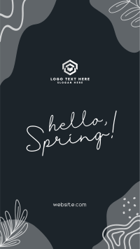 Hey Hello Spring Instagram Story