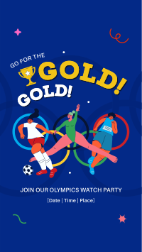 Olympics Watch Party YouTube Short