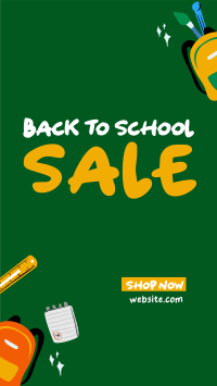 Back to School Sale Instagram Story