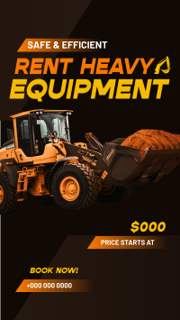 Heavy Equipment Rental TikTok Video