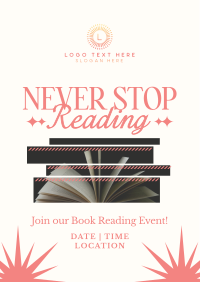 Book Reading Event Flyer