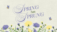 Spring Has Sprung Facebook Event Cover