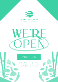 Minimalist Trendy Restaurant Business Poster