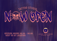 Tattoo Shop Postcard example 4