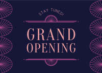 Elegant Grand Opening Postcard Design