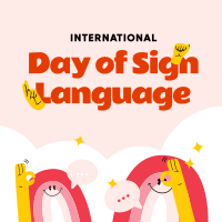 Sign Language Day Linkedin Post