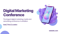 Digital Marketing Conference Facebook Event Cover