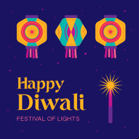 Diwali Lights Instagram Post