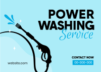 Professional Power Washing Postcard