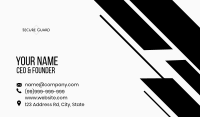 Half Diagonal Business Card