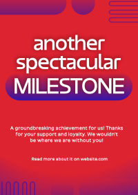 Modern Corporate Milestone Flyer