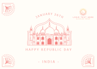 India Republic Day Postcard