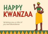 Kwanzaa Day Postcard example 4