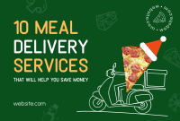 Holiday Pizza Delivery Pinterest Cover