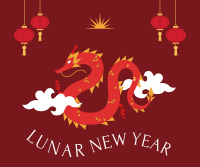 New Year of the Dragon Facebook Post