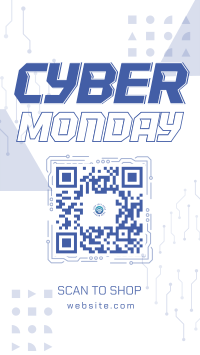 Futuristic Cyber Monday TikTok Video Design