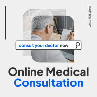 Online Doctor Consultation Instagram Post