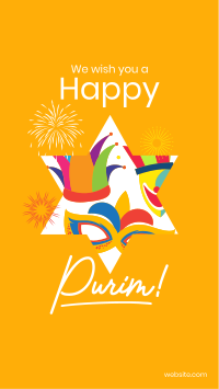 Purim Festival Instagram Story