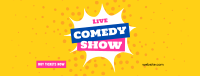 Live Comedy Show Facebook Cover Image Preview