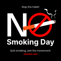 Stop Smoking Today Instagram Post