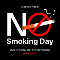 Stop Smoking Today Instagram Post Image Preview