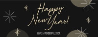 Wonderful New Year Welcome Facebook Cover