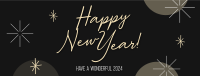 Wonderful New Year Welcome Facebook Cover Image Preview