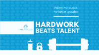 Hardwork Beats Talent YouTube Banner