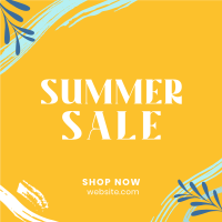 Tropical Summer Sale Instagram Post