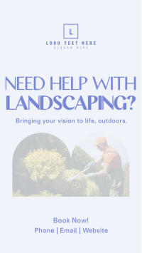 Outdoor Landscape Services Facebook Story