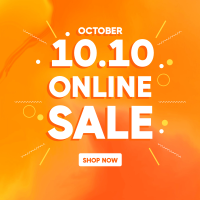 10.10 Online Sale Instagram Post Design