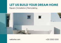 Dream Home Postcard Image Preview