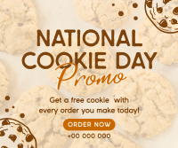 Cookie Day Discount Facebook Post