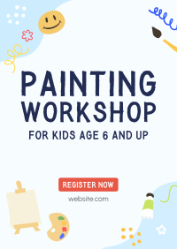 Art Class For Kids Poster