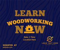 Woodworking Course Facebook Post