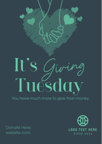 Giving Tuesday Hand Flyer