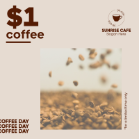 $1 Coffee Day Instagram Post Image Preview