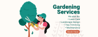 Outdoor Gardening Services Facebook Cover Image Preview