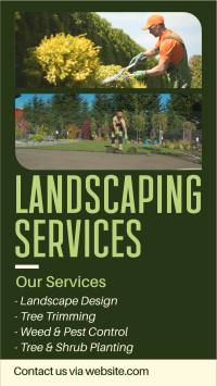 Landscaping Services Instagram Story