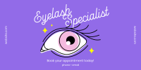 Eyelash Specialist Twitter Post