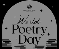 World Poetry Day Facebook Post Design