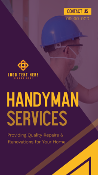 Handyman Services Whatsapp Story Image Preview