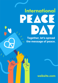 United for Peace Day Poster