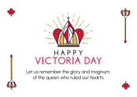 Happy Victoria Day Postcard