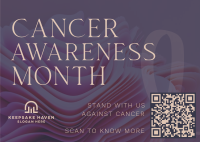 Cancer Awareness Month Postcard Image Preview