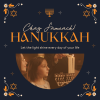 Hanukkah Celebration Instagram Post