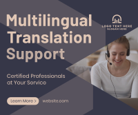 Multi-Language Support Facebook Post